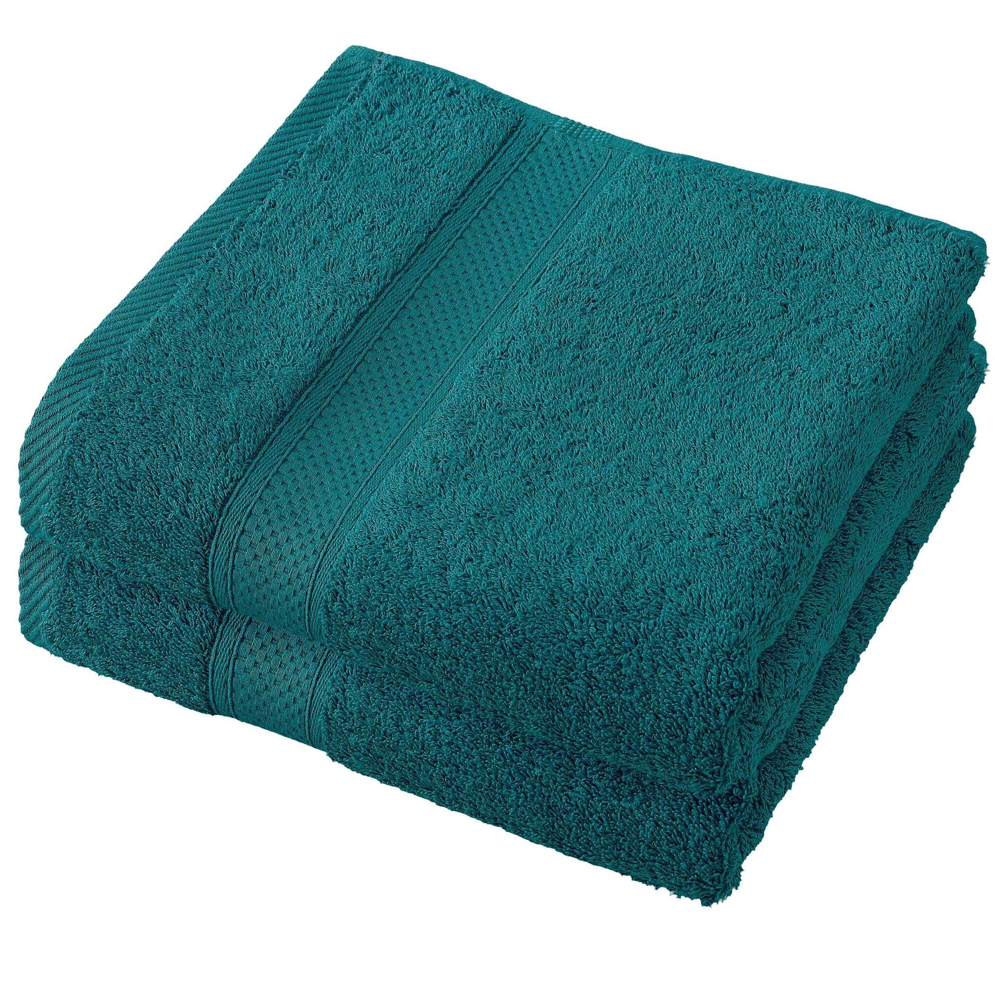 De Witte Lietaer Stephanie Lake Green Towel - Set of 2 - 50 x 100 cm - Green - Cotton