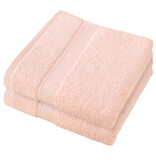 De Witte Lietaer Handdoek Stephanie Almond Blossom - Set 2 stuks - 50 x 100 cm - Roze - Katoen