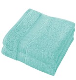 De Witte Lietaer Handdoek Stephanie Plume - Set 2 stuks - 50 x 100 cm - Groen - Katoen