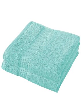 De Witte Lietaer Handdoek Stephanie Plume Set 2 stuks 50 x 100 cm Katoen