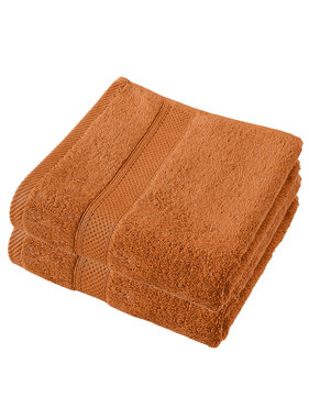 De Witte Lietaer Stephanie Caramel Towel Set of 2 50 x 100 cm Cotton