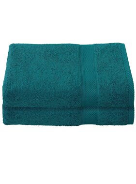 De Witte Lietaer Stephanie Lake Green Bath Towel Set of 2 70 x 140 cm Cotton