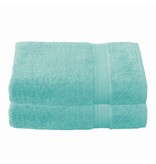 De Witte Lietaer Stephanie Plume Bath Towel - Set of 2 - 70 x 140 cm - Green - Cotton