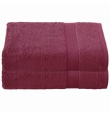 De Witte Lietaer Badhanddoek Stephanie Beet Red - Set 2 stuks - 70 x 140 cm - Rood - Katoen