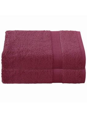 De Witte Lietaer Stephanie Beet Red Bath Towel Set of 2 70 x 140 cm Cotton