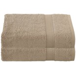 De Witte Lietaer Stephanie Humus Bath Towel - Set of 2 - 70 x 140 cm - Brown - Cotton