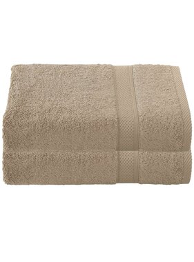 De Witte Lietaer Stephanie Humus Bath Towel Set of 2 70 x 140 cm Cotton