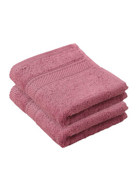 De Witte Lietaer Gastendoekje Stephanie Carmine Set 2 stuks 30 x 50 cm Katoen