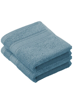 De Witte Lietaer Stephanie Arctic Guest Towel Set of 2, 30 x 50 cm Cotton