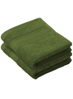 De Witte Lietaer Guest towel Stephanie Cactus Set 2 pieces 30 x 50 cm Cotton