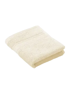 De Witte Lietaer Stephanie Cream Guest Towel Set of 2 30 x 50 cm Cotton