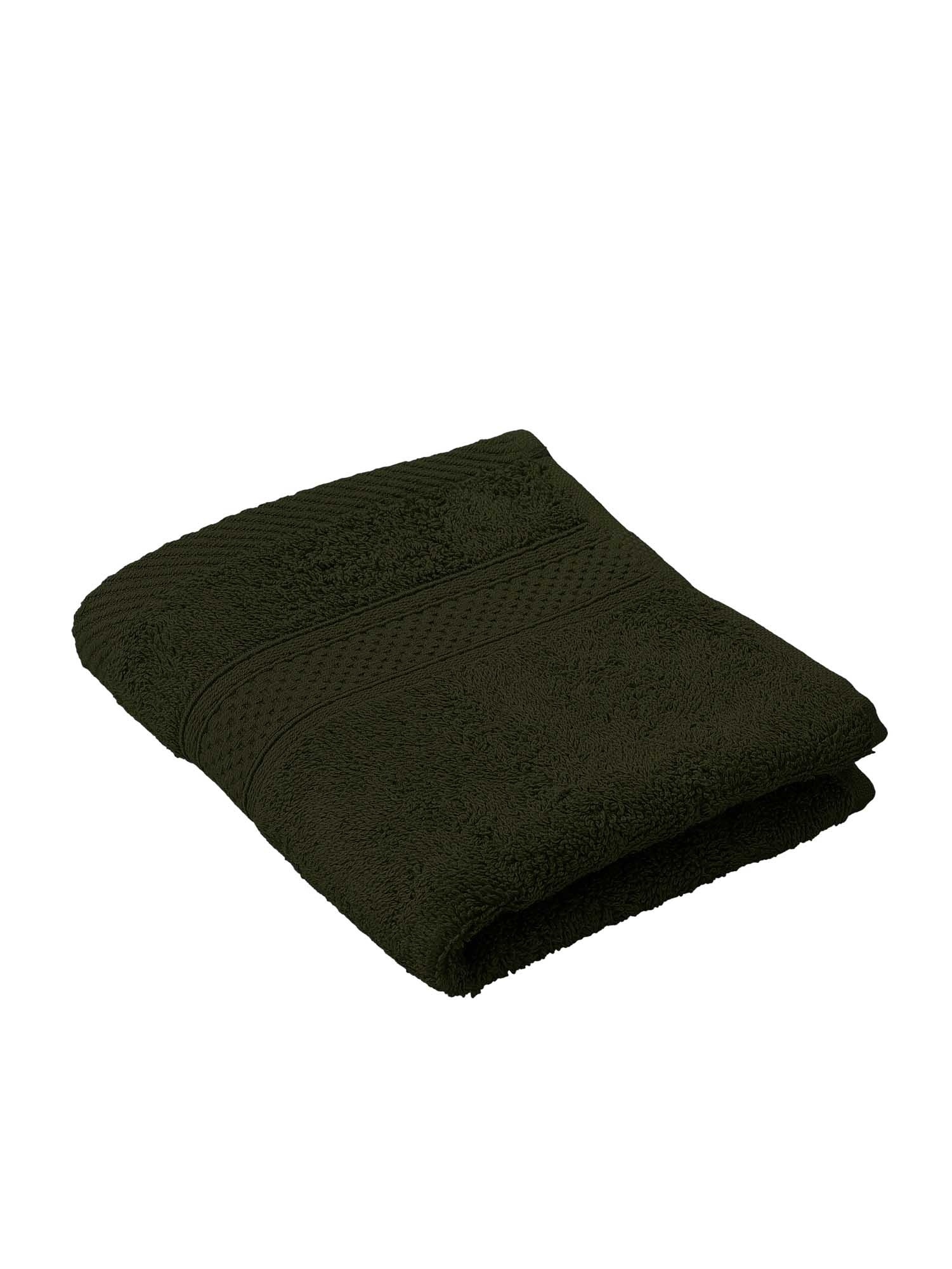 De Witte Lietaer Gastendoekje Stephanie Khaki - 30 x 50 cm - 2 stuks - Groen - Katoen