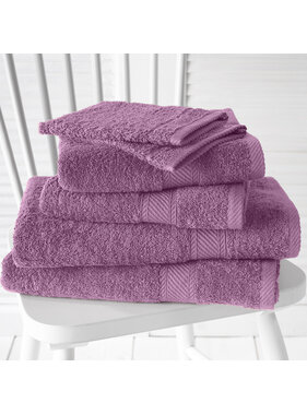 De Witte Lietaer Promopack Helene Smokey Grape - Bath linen set of 6 pieces