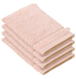 De Witte Lietaer Stephanie Almond Blossom Washcloths - 15 x 21 cm - Set of 4 - Pink - Cotton