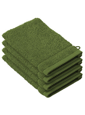 De Witte Lietaer Washandjes Stephanie Cactus set 4 stuks Katoen