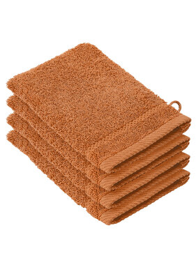 De Witte Lietaer Stephanie Caramel Washcloths Set of 4 Cotton