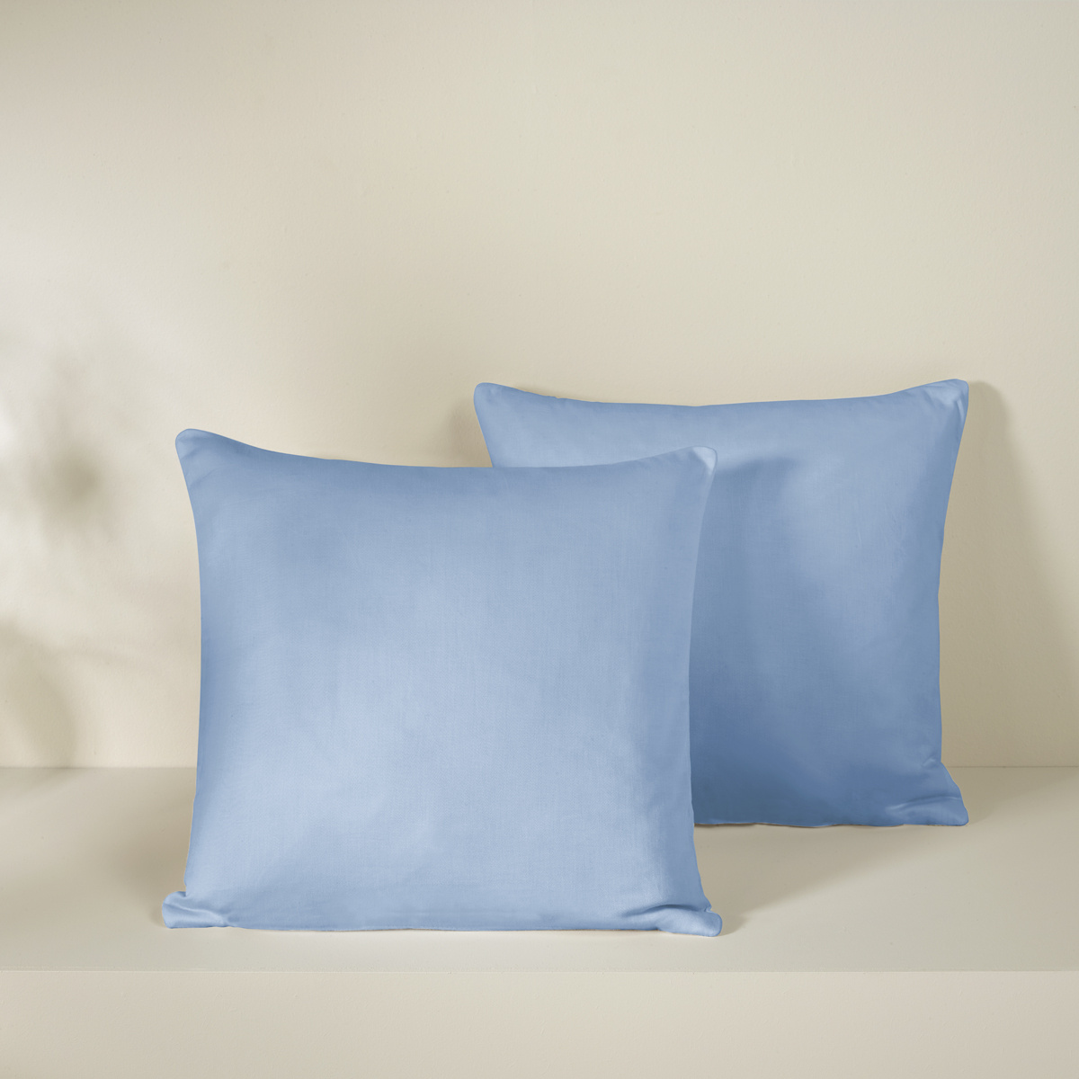 De Witte Lietaer Olivia Serenity Pillowcase Set - 2 pieces - 40 x 40 cm - Blue - Cotton Satin