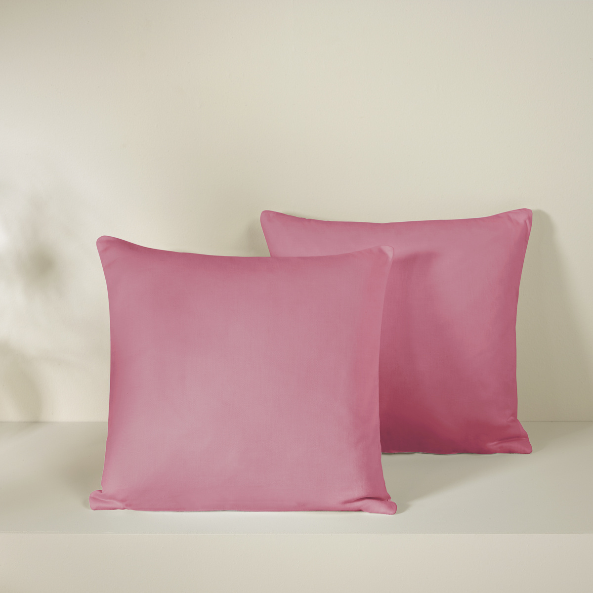 De Witte Lietaer Set Kussenslopen Olivia Blossom - 2 stuks - 40 x 40 cm - Roze - Katoen Satijn