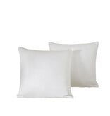 De Witte Lietaer Set Kussenslopen Olivia Off White - 2 stuks - 40 x 40 cm - Wit - Katoen Satijn