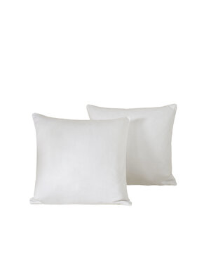 De Witte Lietaer Set Pillowcases Olivia Off White 40 x 40 cm 2 pieces Cotton Satin