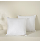 De Witte Lietaer Set of 2 Olivia Off White Pillowcases - 40 x 40 cm - White - Cotton Satin