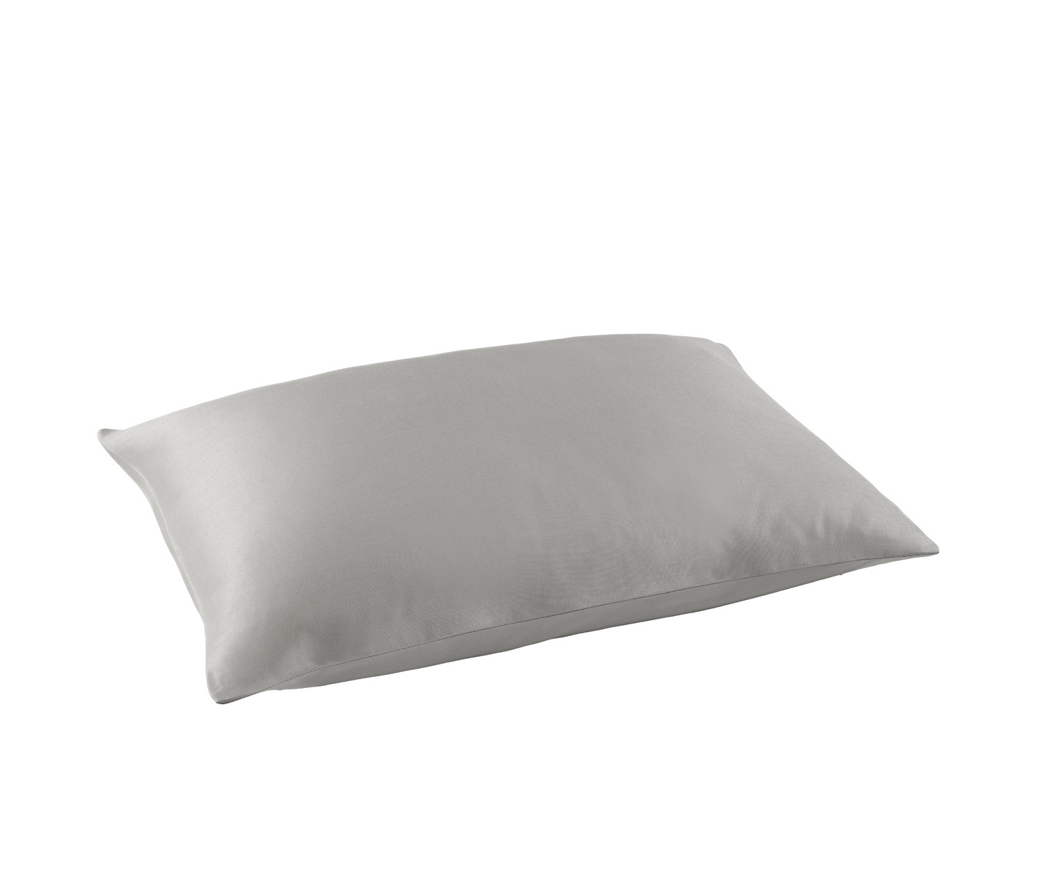 De Witte Lietaer Olivia Dove Pillowcase - 50 x 70 cm - Gray - Cotton Satin