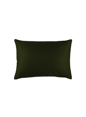 De Witte Lietaer Kussensloop Olivia Khaki 50 x 70 cm Katoen Satijn