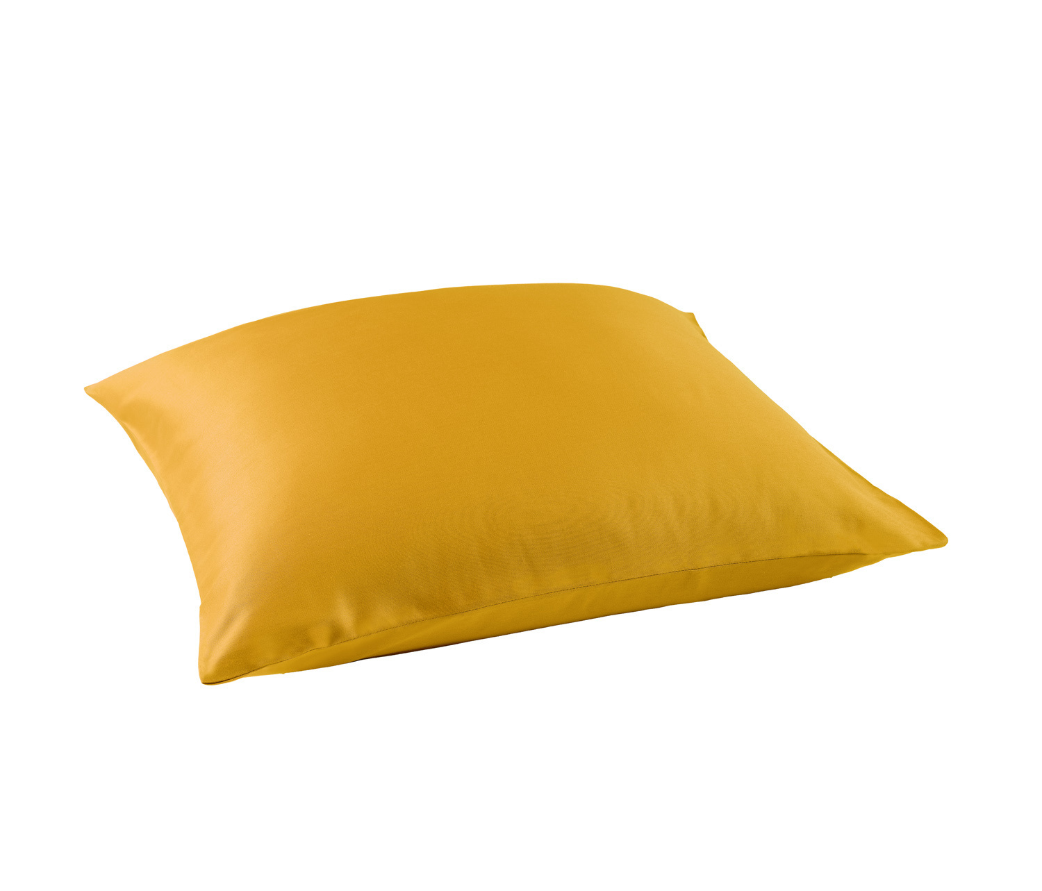 De Witte Lietaer Olivia Golden Yellow Pillowcase - 60 x 70 cm - Yellow - Cotton Satin