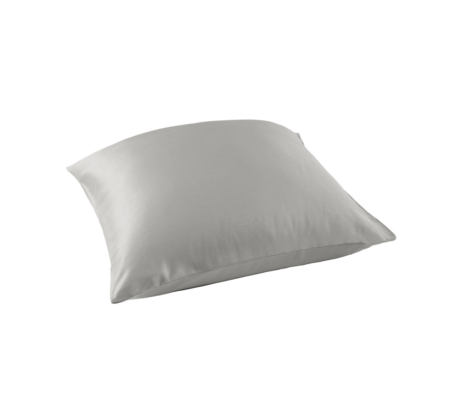 De Witte Lietaer Olivia Dove Pillowcase - 63 x 63 cm - Gray - Cotton Satin