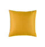 De Witte Lietaer Olivia Golden Yellow Pillowcase - 63 x 63 cm - Yellow - Cotton Satin