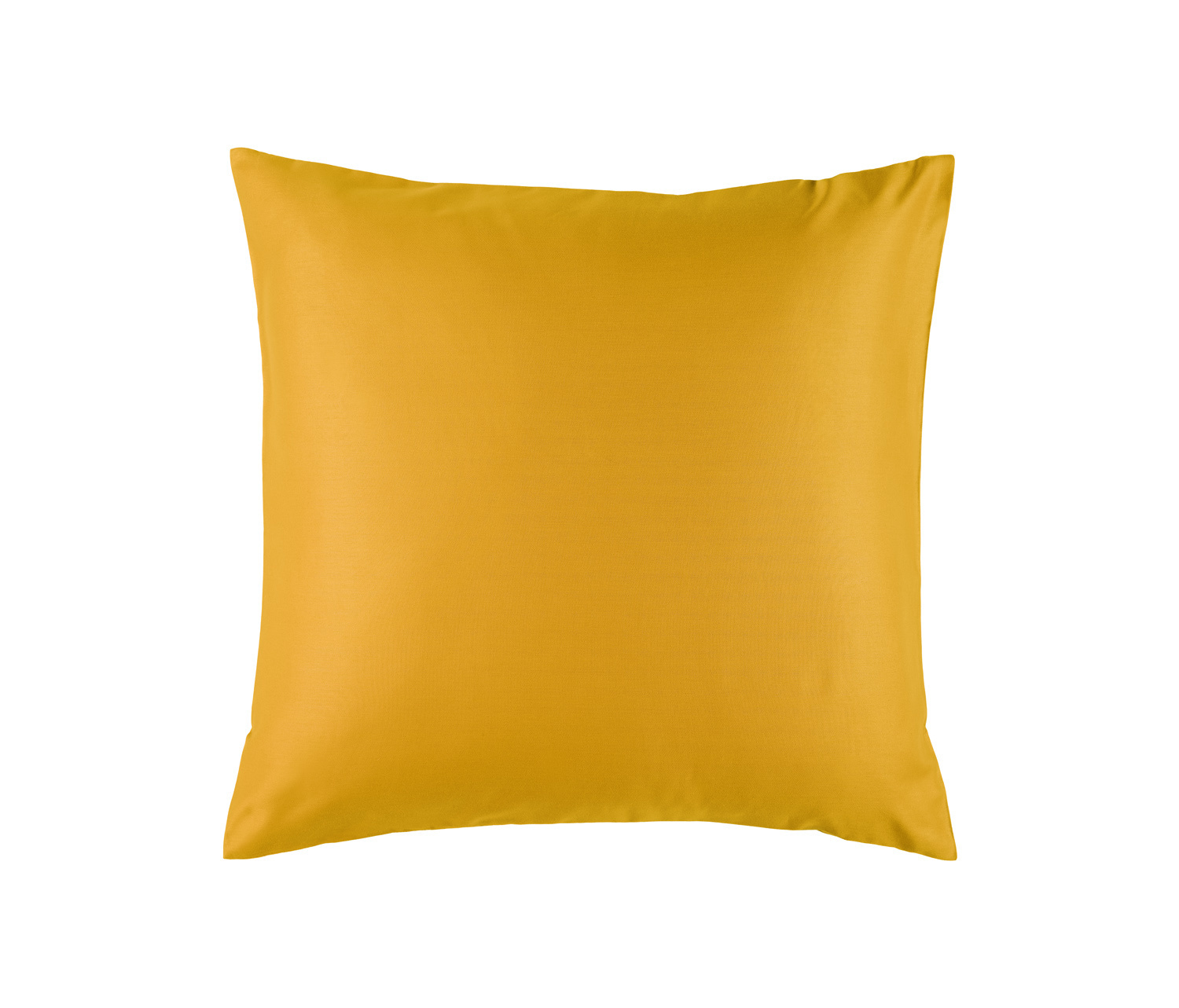 De Witte Lietaer Olivia Golden Yellow Pillowcase - 63 x 63 cm - Yellow - Cotton Satin