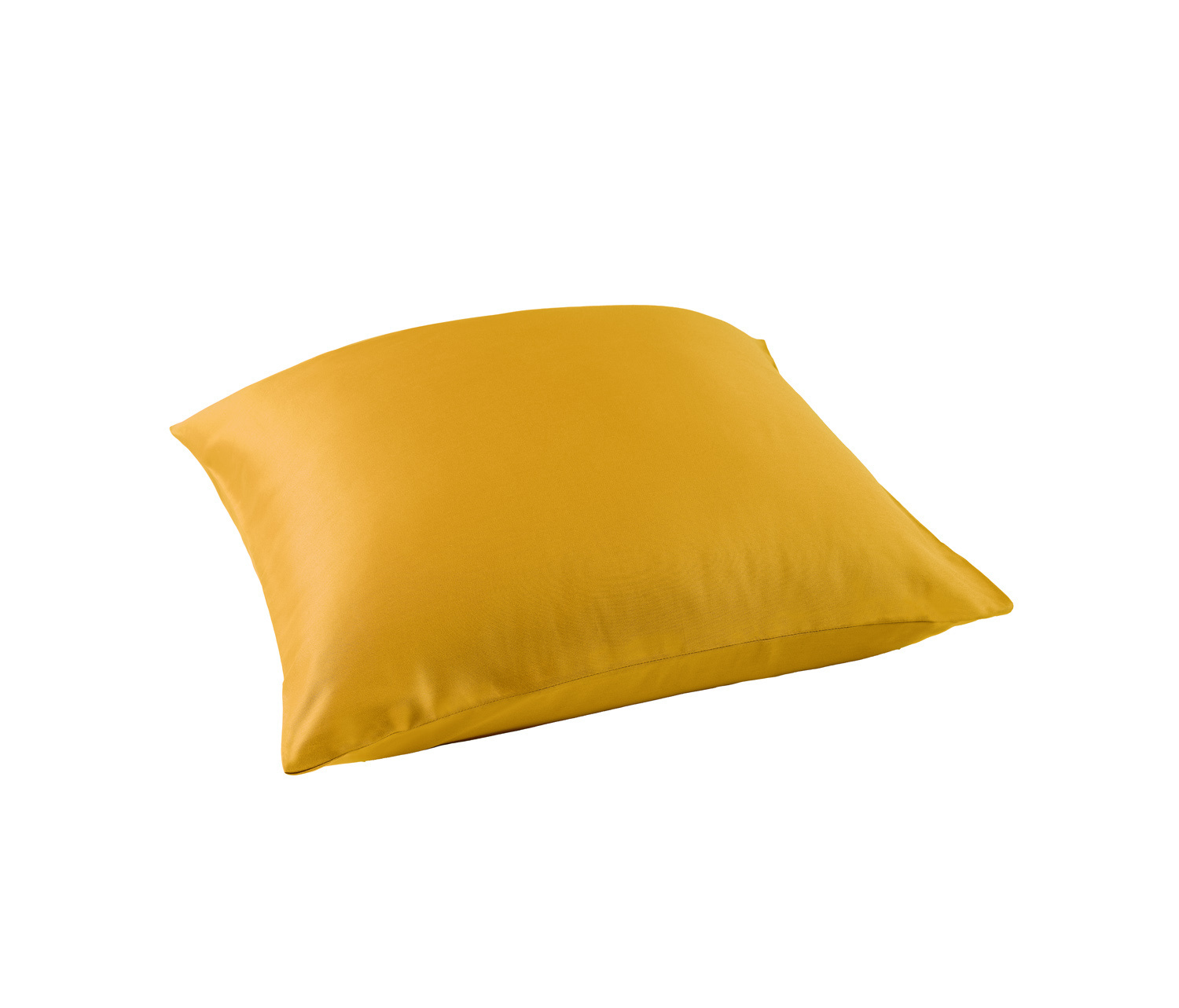 De Witte Lietaer Kussensloop Olivia Golden Yellow - 63 x 63 cm - Geel - Katoen Satijn