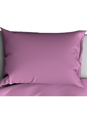 De Witte Lietaer Kussensloop Olivia Smokey Grape 63 x 63 cm Katoen Satijn