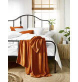De Witte Lietaer Fleece Plaid Snuggly Copper - 150 x 200 cm - Polyester