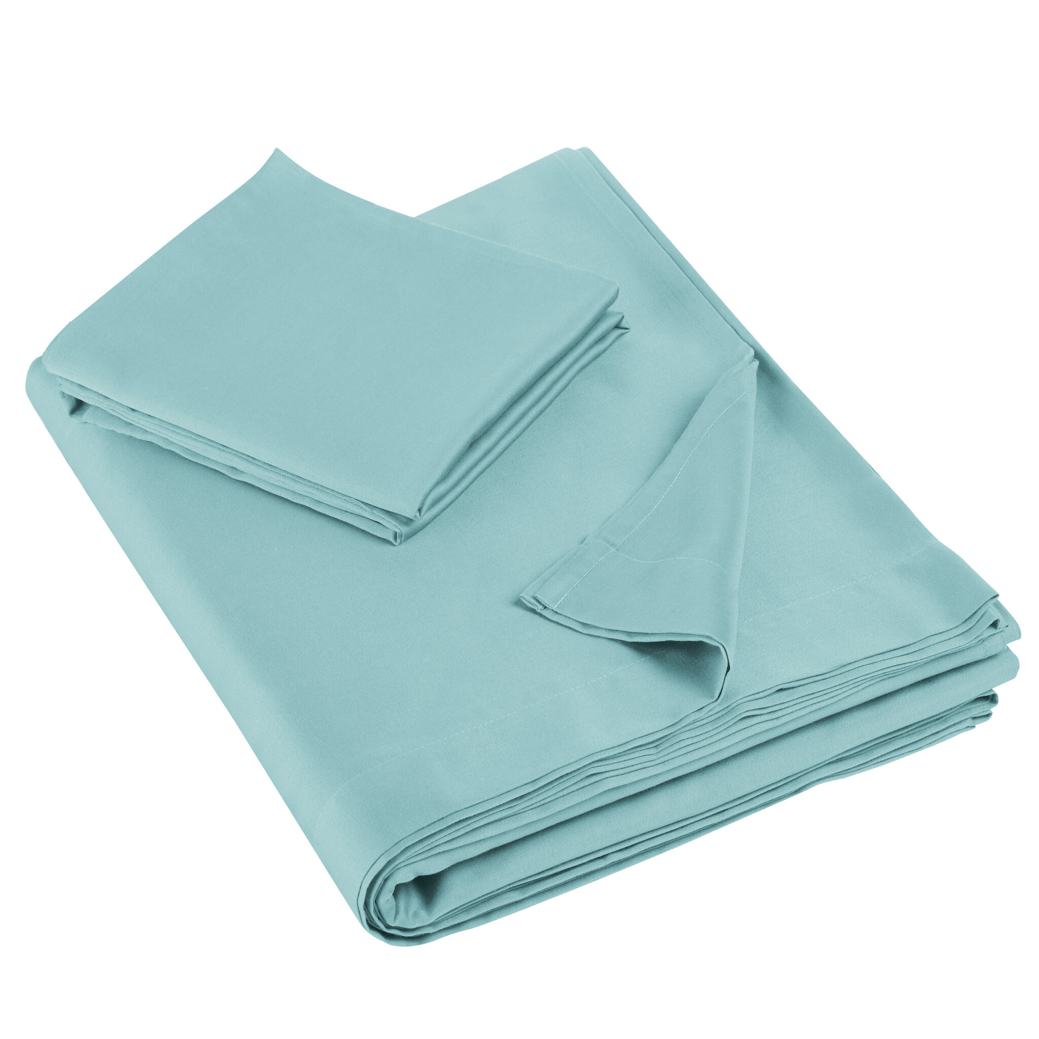 De Witte Lietaer Olivia Sea Angel Sheet Set - Single - 180 x 280 cm - Satin Cotton