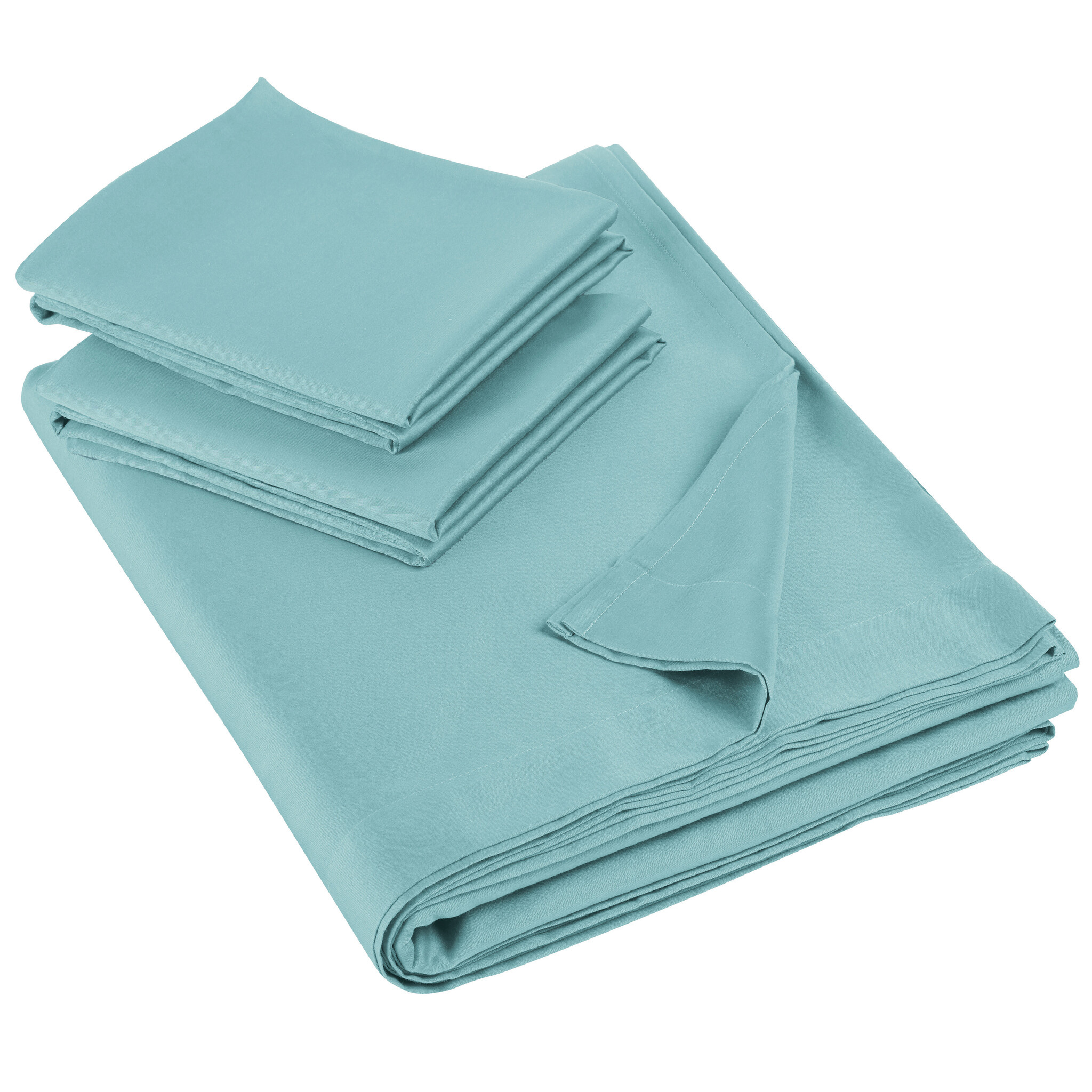 De Witte Lietaer Lakenset Olivia Sea Angel - 280 x 280 cm + 2x 60 x 70 cm - Satijnkatoen