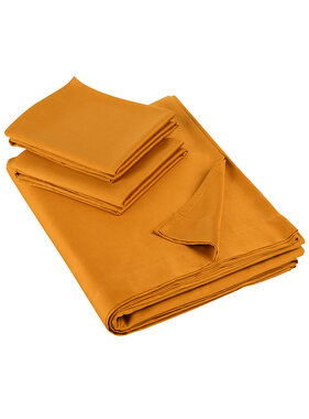 De Witte Lietaer Olivia Sheet Set 280 x 280 cm Copper Satin Cotton