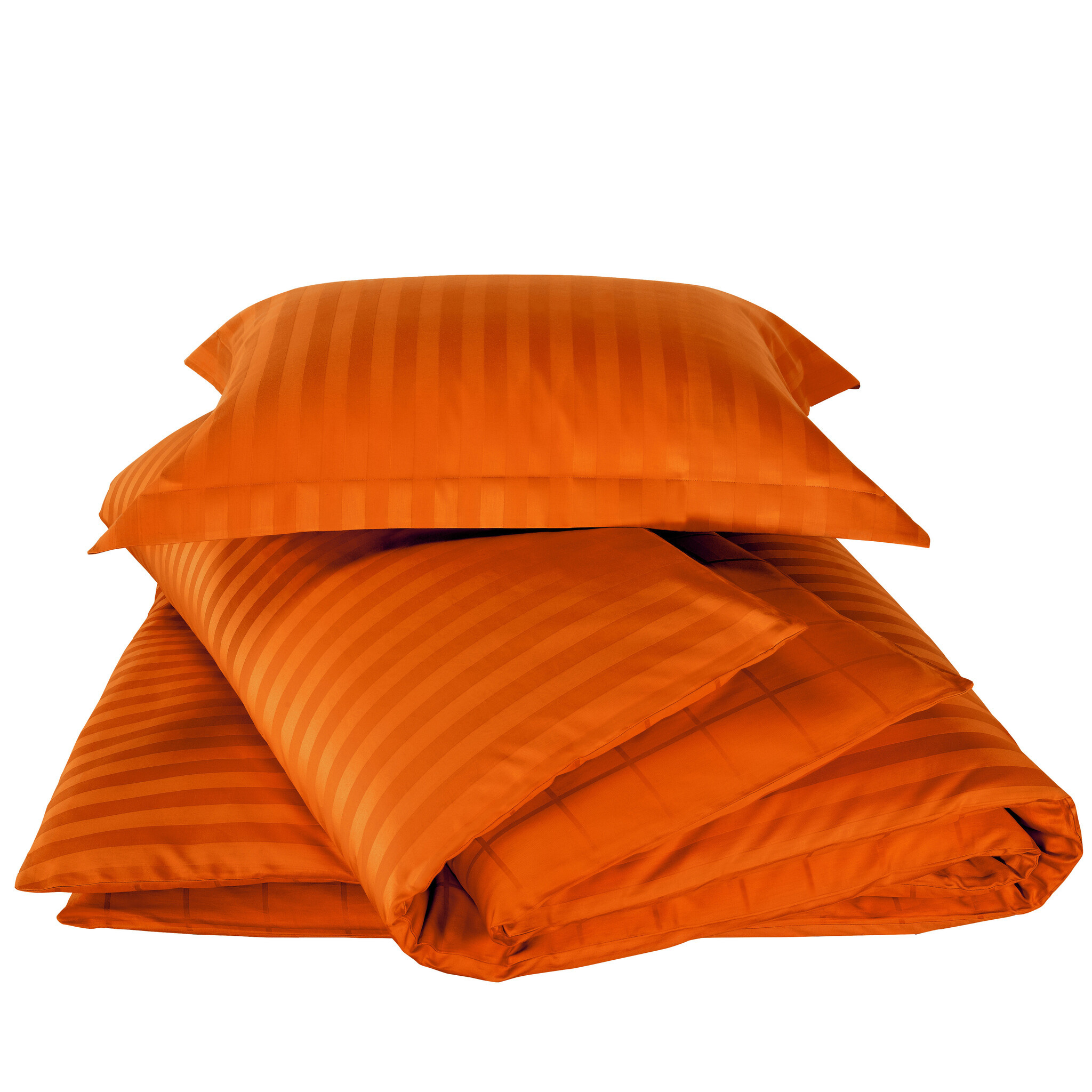 De Witte Lietaer Zygo Gold Flame Duvet Cover - 140 x 200/220 cm - Orange - Cotton Satin