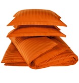 De Witte Lietaer Dekbedovertrek Zygo Gold Flame - 240 x 220 cm - Oranje - Katoen Satijn
