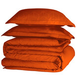 De Witte Lietaer Skyscraper Gold Flame Duvet Cover - 200 x 200 cm - Orange - Cotton Satin
