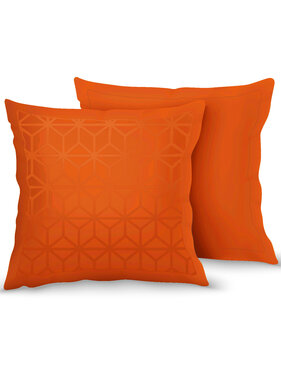 De Witte Lietaer Pillowcase Skyscraper Gold Flame 63 x 63 cm Cotton Satin