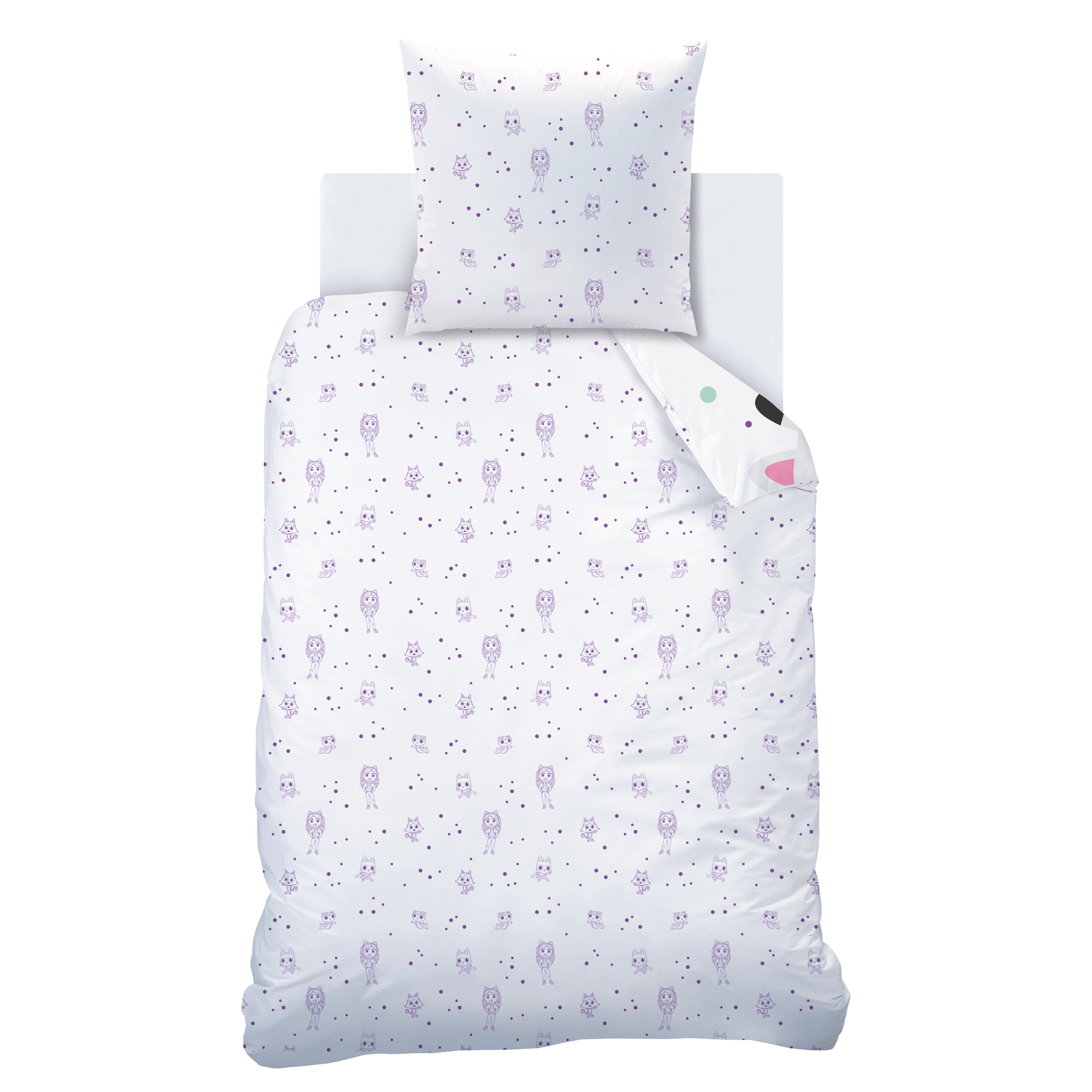 Gabby's poppenhuis Duvet Cover Funny - 140 x 200 + 63 x 63 cm - Cotton