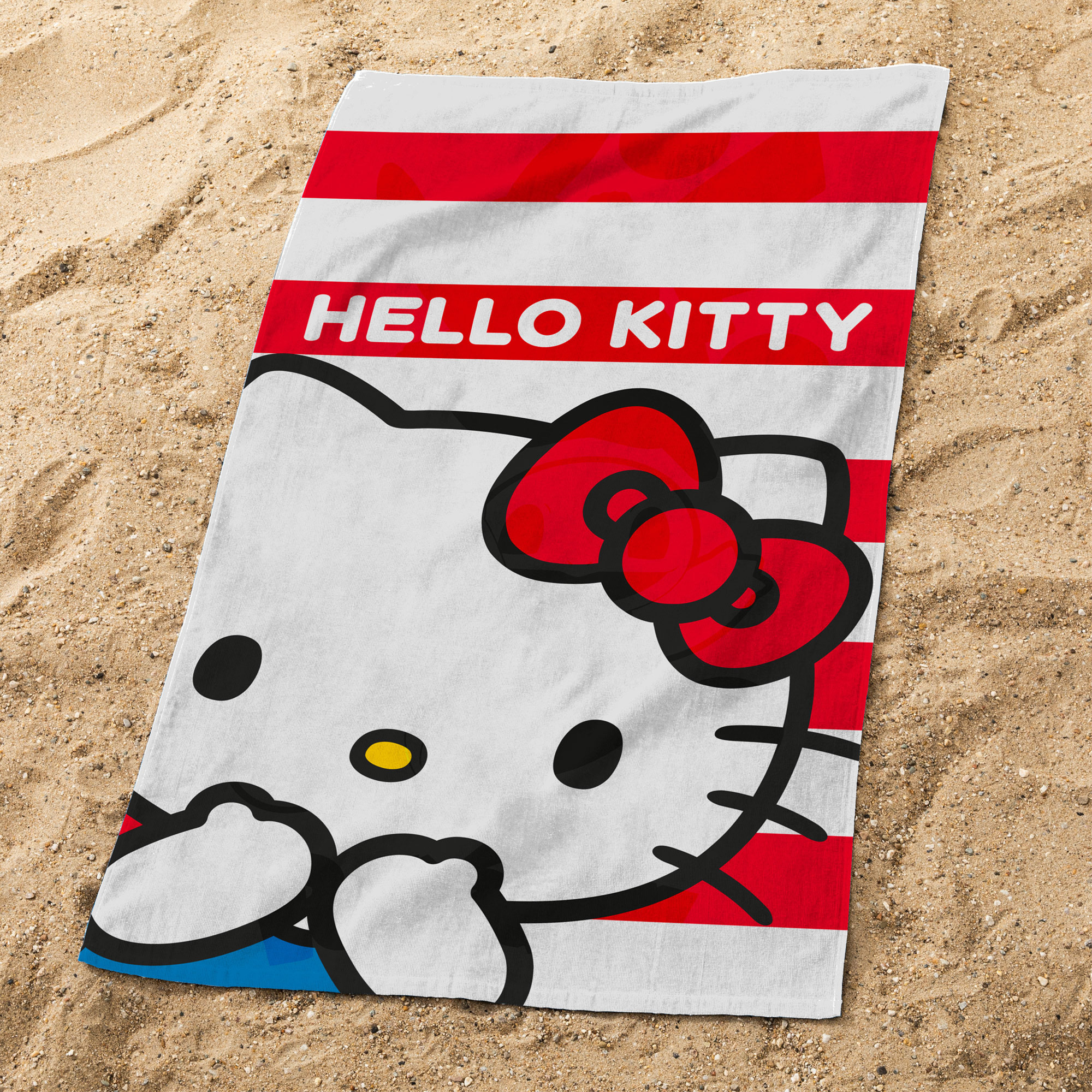 Hello Kitty Red Beach Towel - 70 x 120 cm - Cotton