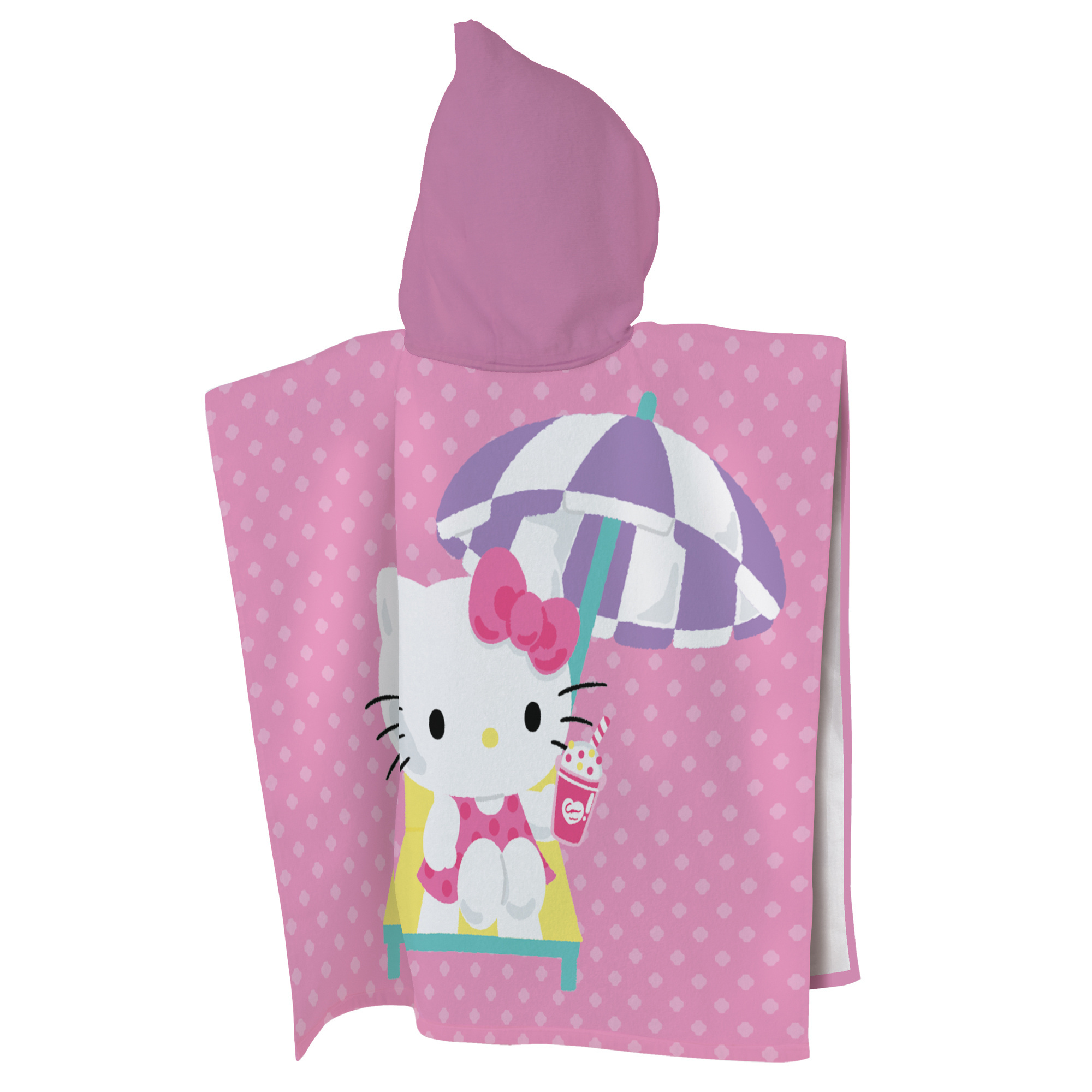Hello Kitty Poncho Milkshake - 60 x 120 cm - Cotton