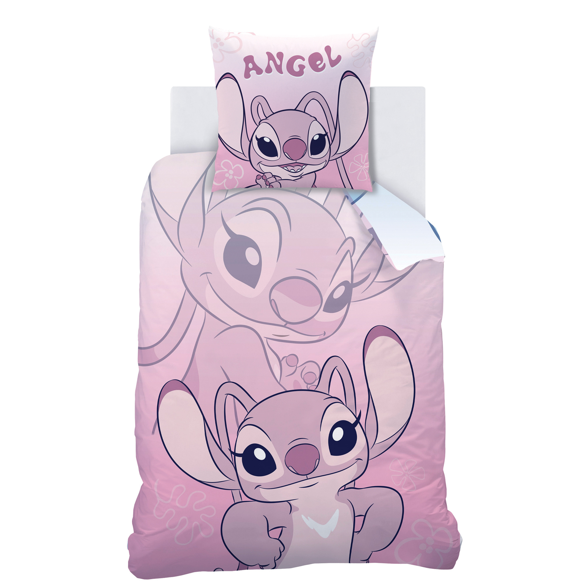 Disney Lilo & Stitch Magic Duo Duvet Cover - 140 x 200 + 63 x 63 cm - Cotton
