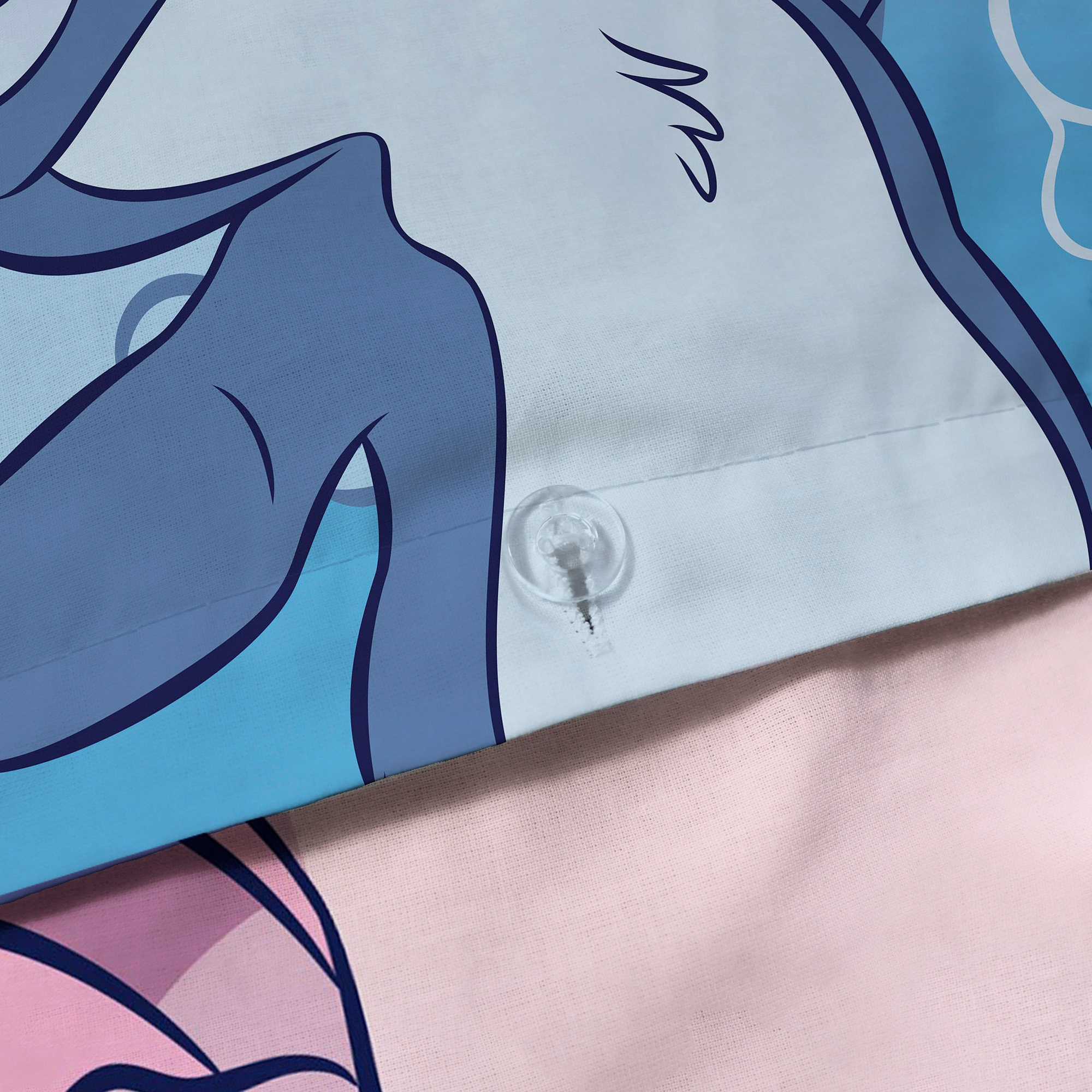 Disney Lilo & Stitch Magic Duo Duvet Cover - 140 x 200 + 63 x 63 cm - Cotton