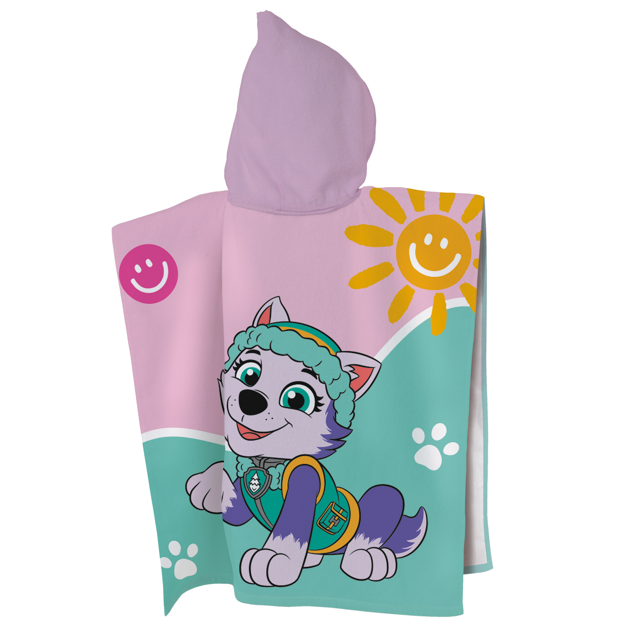 Paw Patrol Poncho Soleil - 60 x 120 cm - Katoen