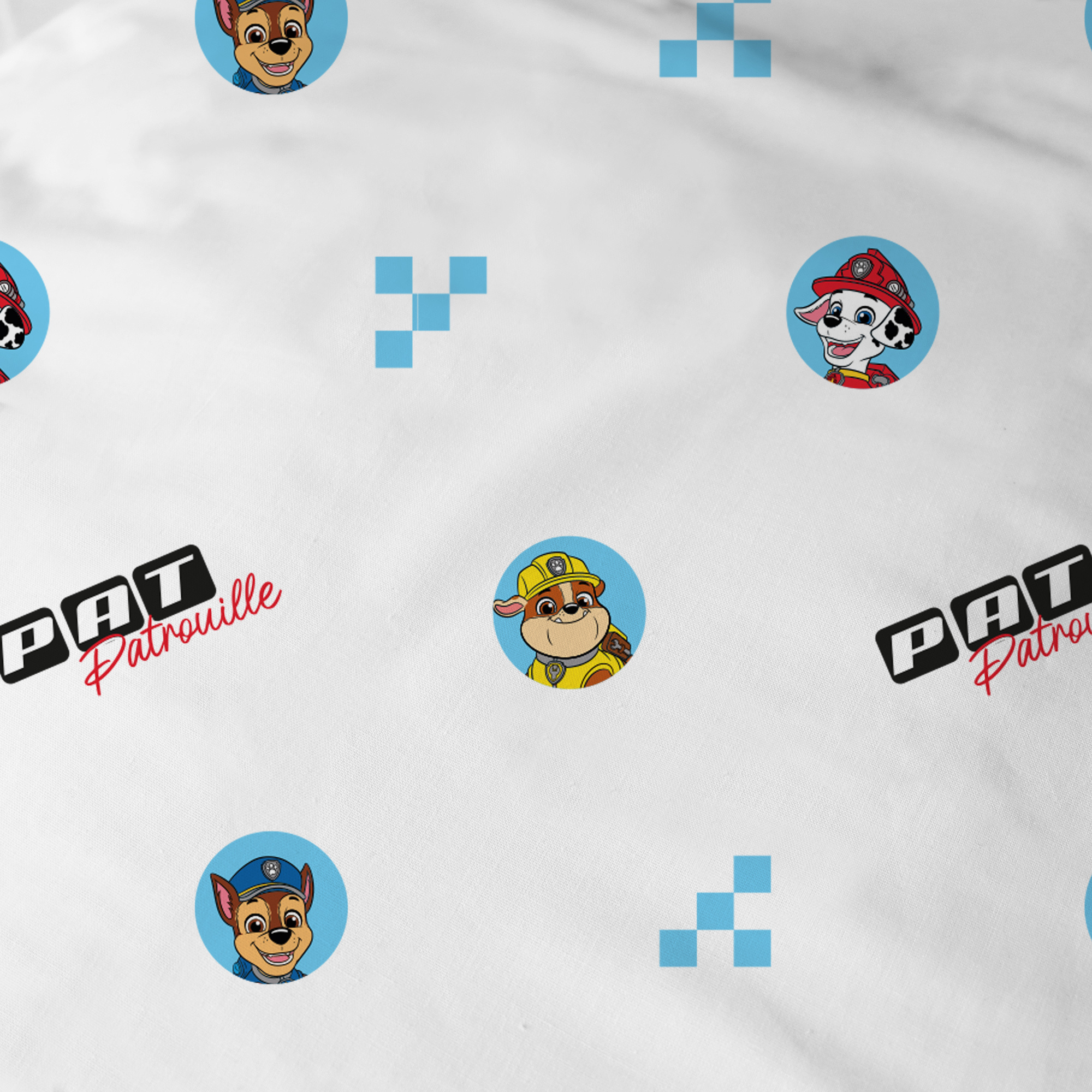 Paw Patrol Dekbedovertrek Car - 140 x 200 + 63 x 63 cm - Katoen