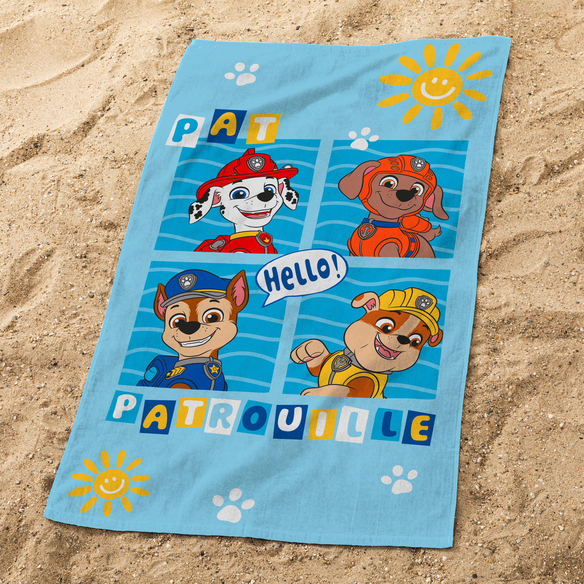 Paw Patrol Strandlaken Enjoy - 70 x 120 cm - Katoen
