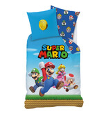 Super Mario Dekbedovertrek Friends - 140 x 200 + 63 x 63 cm - Katoen